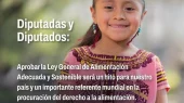 ¡Es urgente aprobar sin cambios la #LeyDeAlimentaciónYa!